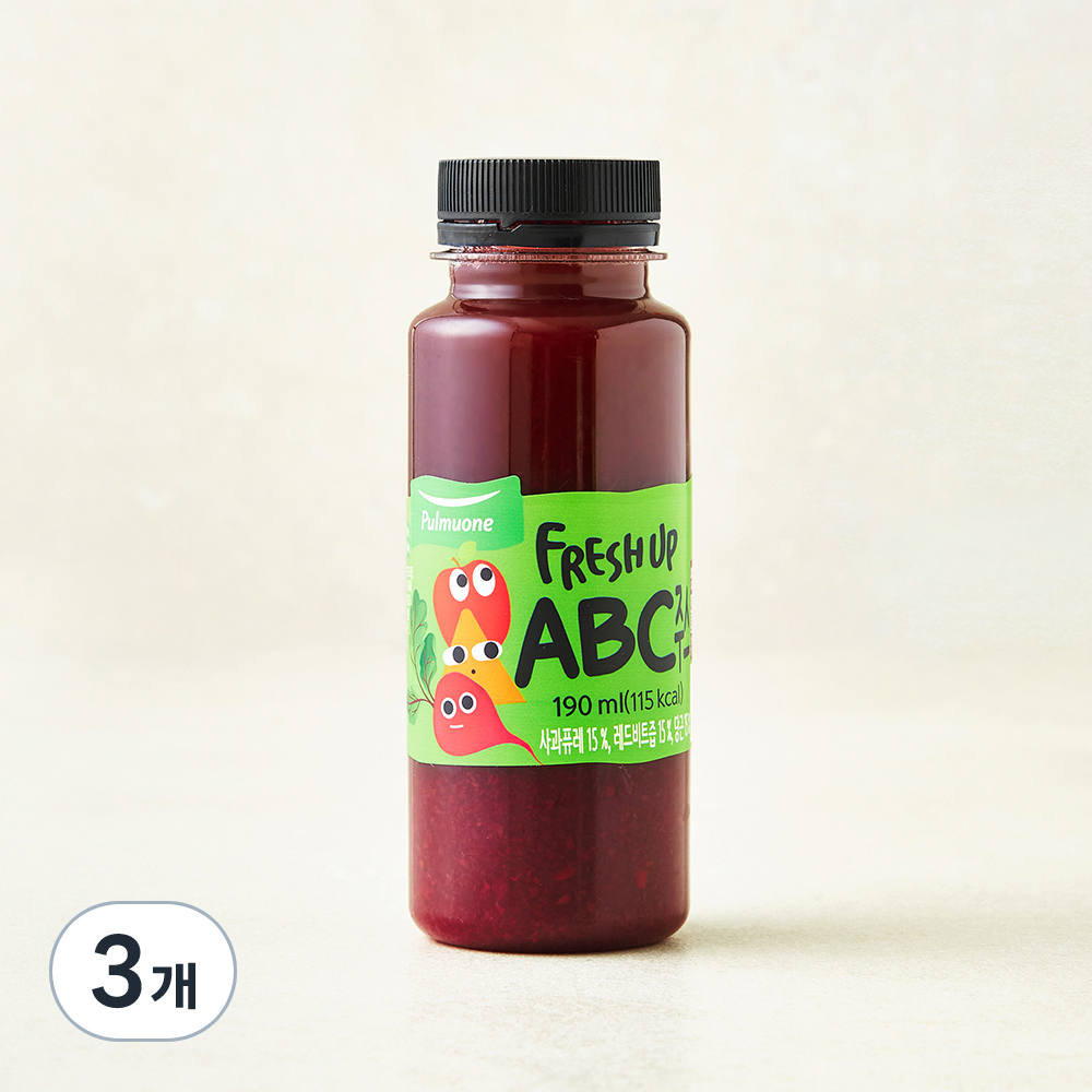 [로켓프레시] 풀무원 프레시업 ABC 주스, 190ml, 3개 10,830원