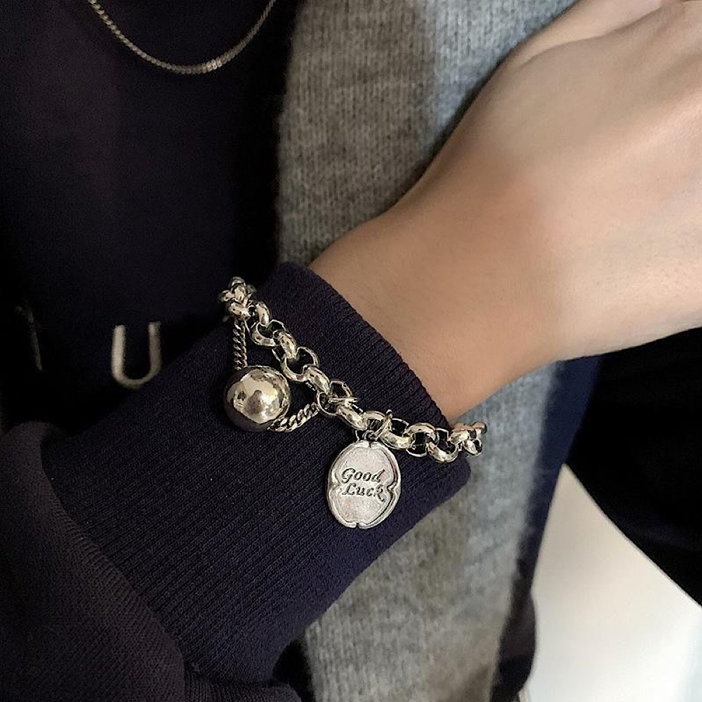 925실버 링크 체인 써지컬스틸 실버 은 팔찌 25,030원