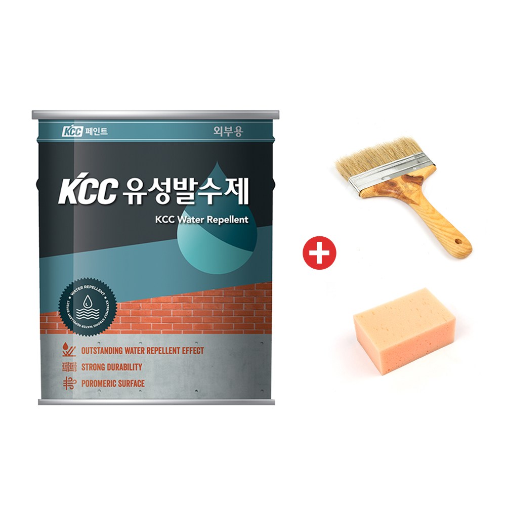 KCC 유성발수제 방수액 외벽 방수제 외부 콘크리트 벽돌 보수 방수재, 1개 118,000원
