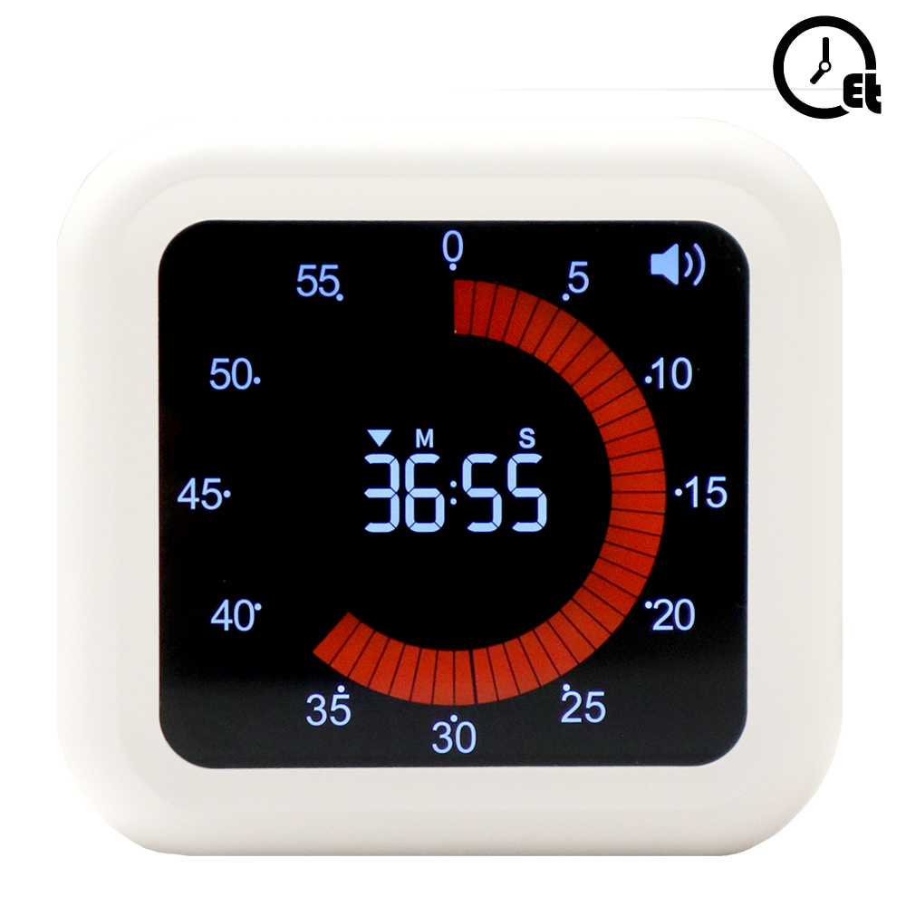 에트 KC인증 모두의타이머 스톱워치 뽀모도로 구글 타임 타이머, 1개, 화이트 27,000원