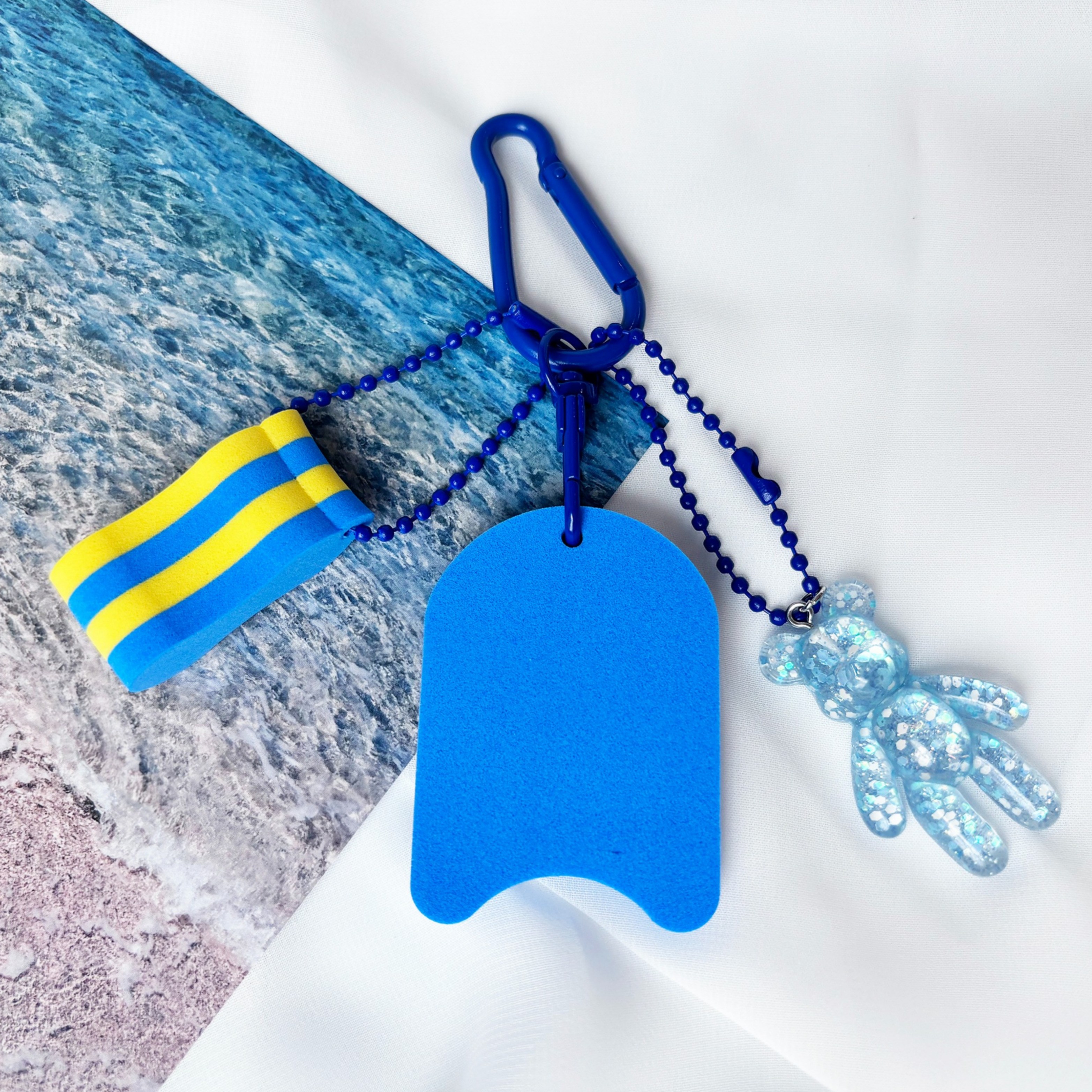 SPLASHY 수영키링 킥판 풀부이 수영장 가방 키링 15,000원