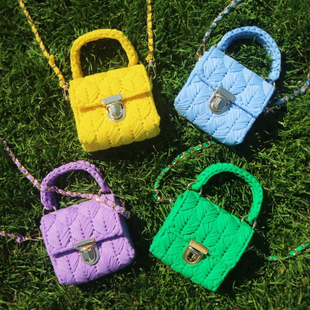 코바늘 가방 뜨기 망스티치 뜨개질 DIY 팝캔디 미니백 18,900원