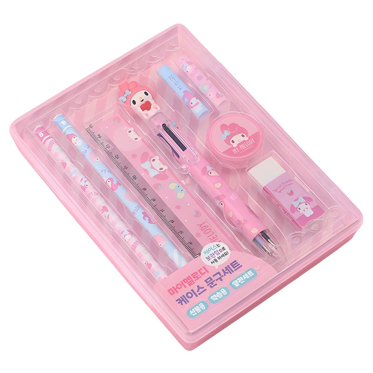 산리오 케이스 문구세트, 마이멜로디, 1개 3,500원