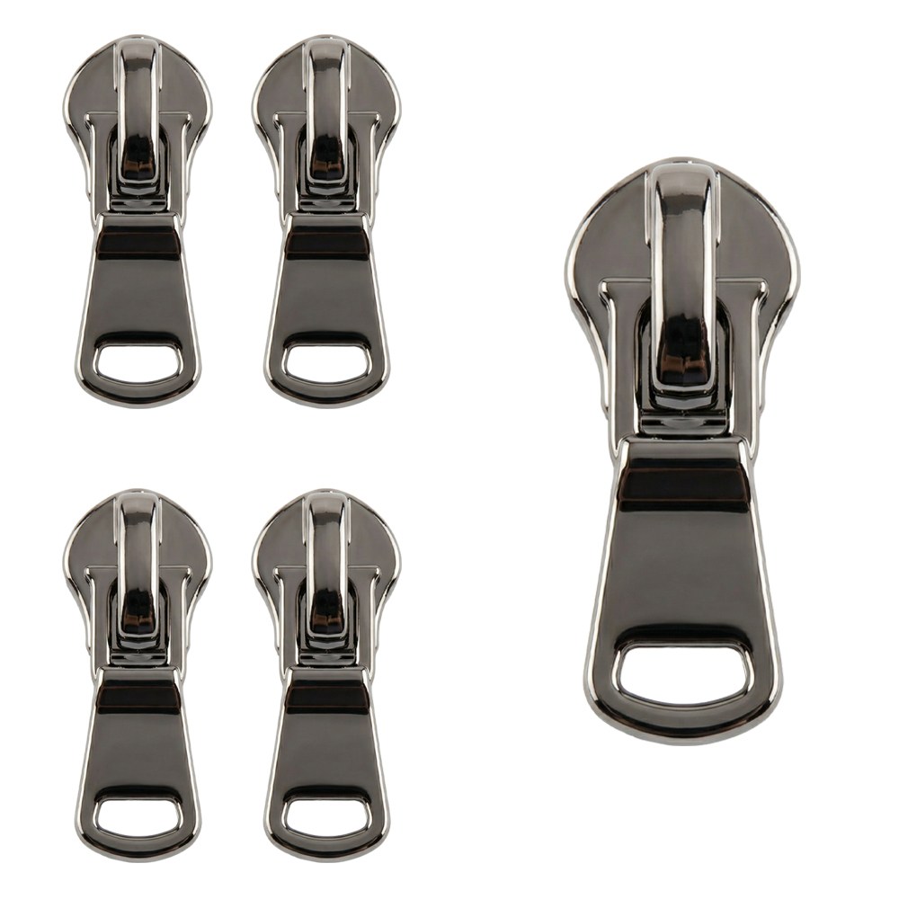 Joeunmall 3호 비슬론 지퍼고리 지퍼머리 지퍼손잡이 개이빨, 5개, 3호-흑니켈 3,700원