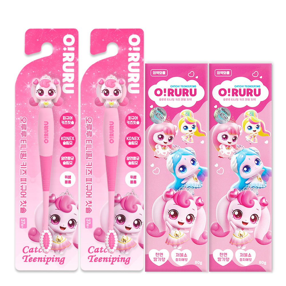 프린세스 캐치티니핑 피규어 칫솔 + 티니핑 덴탈 치약 15,400원