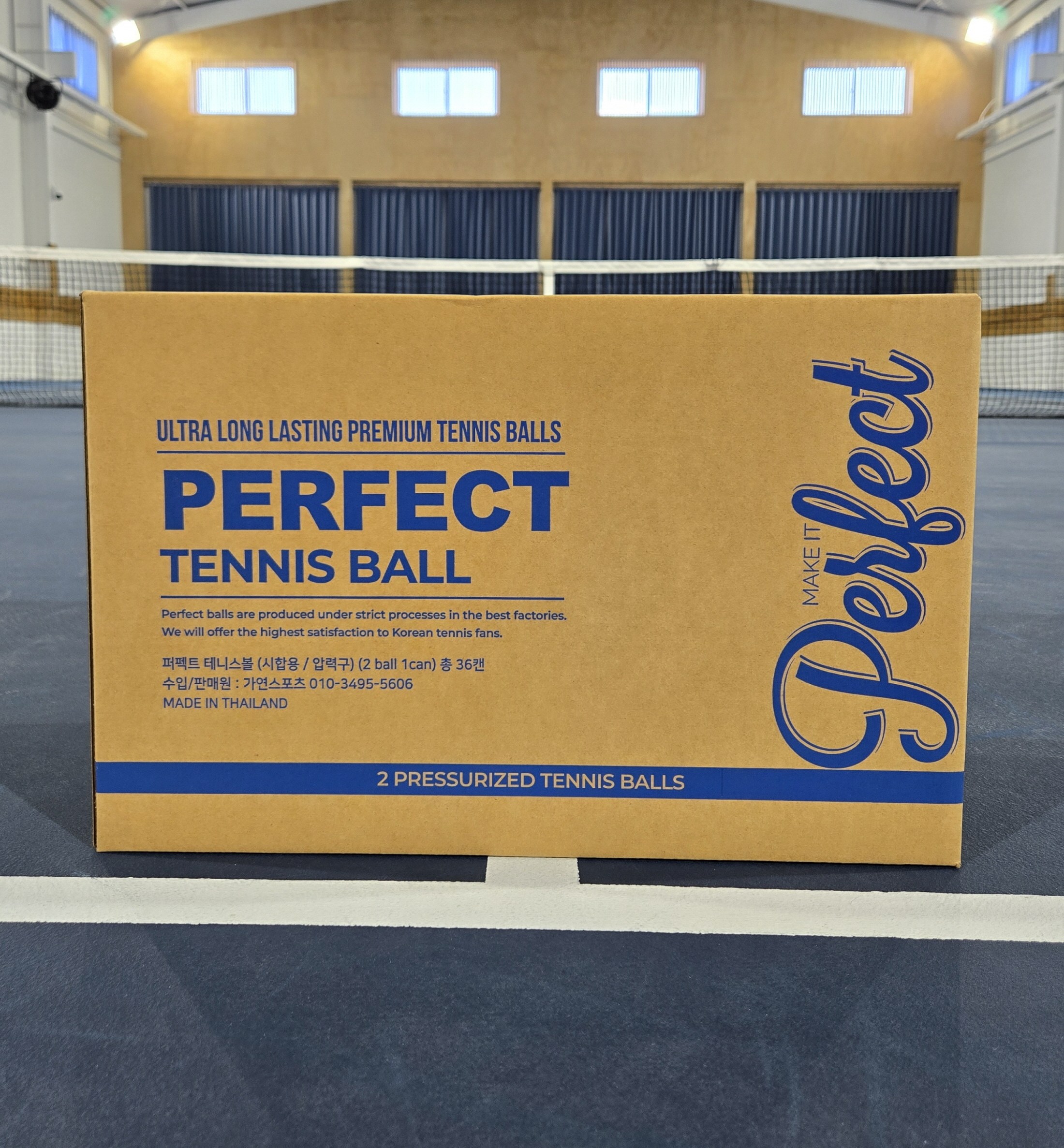퍼펙트 테니스공 테니스볼 시합구 경기용 캔볼 36캔1박스 118,470원
