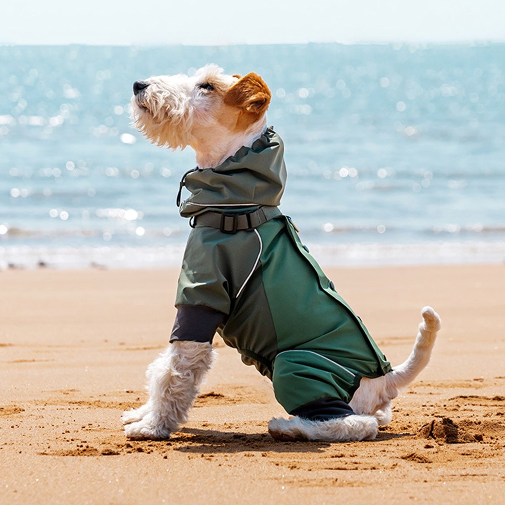담다펫 강아지 전신우비 비옷 레인코트 캠핑옷 아웃도어, 1개, 카키 39,900원