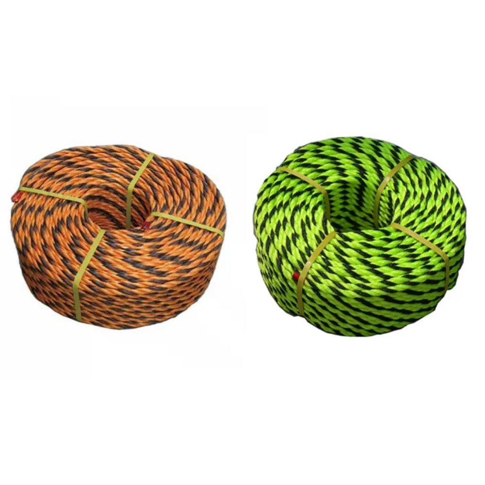 DH 타이거 안전로프 노검로프 끈 밧줄 100m / 노란색 검정색 노검로프 호랑이로프 타이거로프, 노랑+검정, 1개 18,800원