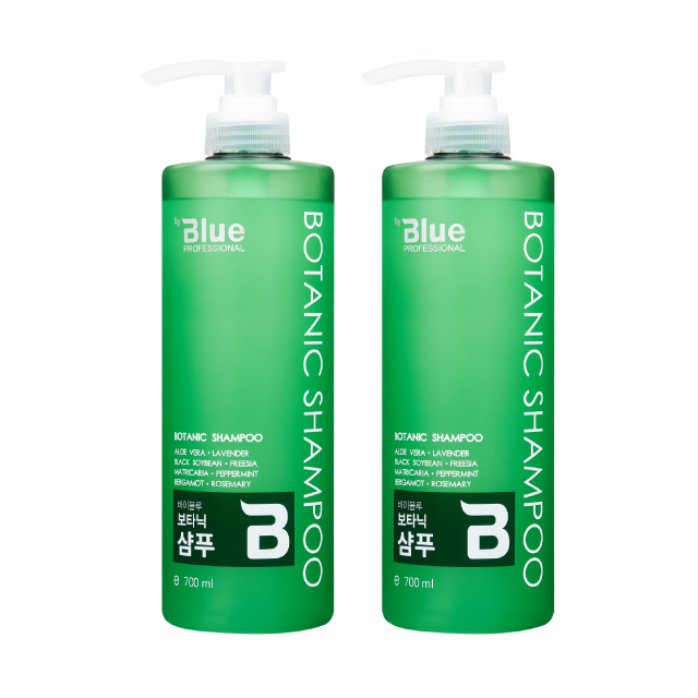 [리힘] 바이블루 보타닉 샴푸 700ml x 2개 더블세트 두피쿨링 비듬케어, 700ml, 2개 24,000원