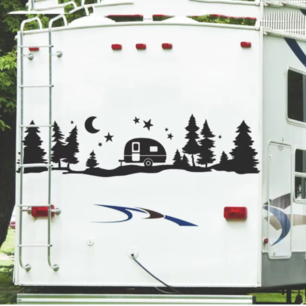 카라반 꾸미기 스티커 트레일러 차박 꾸미기 차꾸미기, 1개, XXL 그린 53,500원