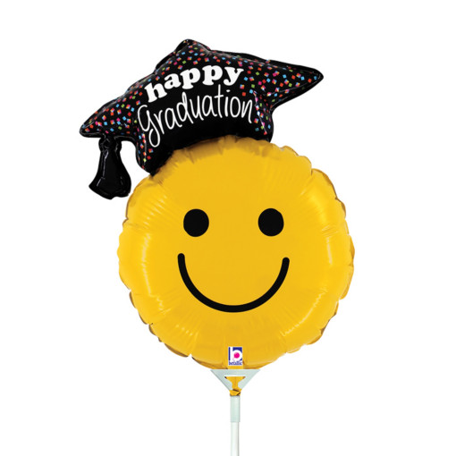 그라보 미니쉐입 졸업 해피스마일 14인치 은박풍선 파티 용품 3,700원