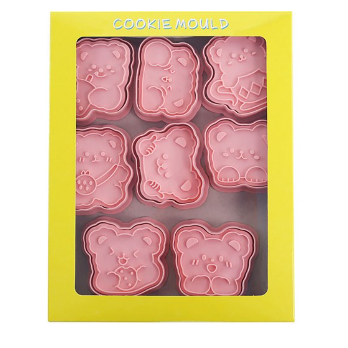 이홈베이킹 곰돌이 푸쉬커터 8종 세트 28,310원