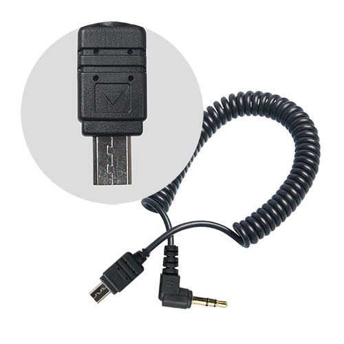 [SMDV] 제품촬영용 동조기 무선 릴리즈 케이블 플래시웨이브 F3 / F4용 11,000원