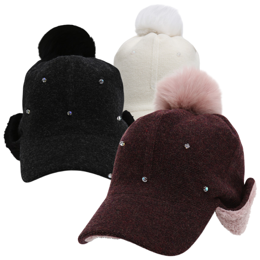 선덜랜드 여성 트윙클 방한 골프모자 - SLL2WCP173, 블랙 29,900원