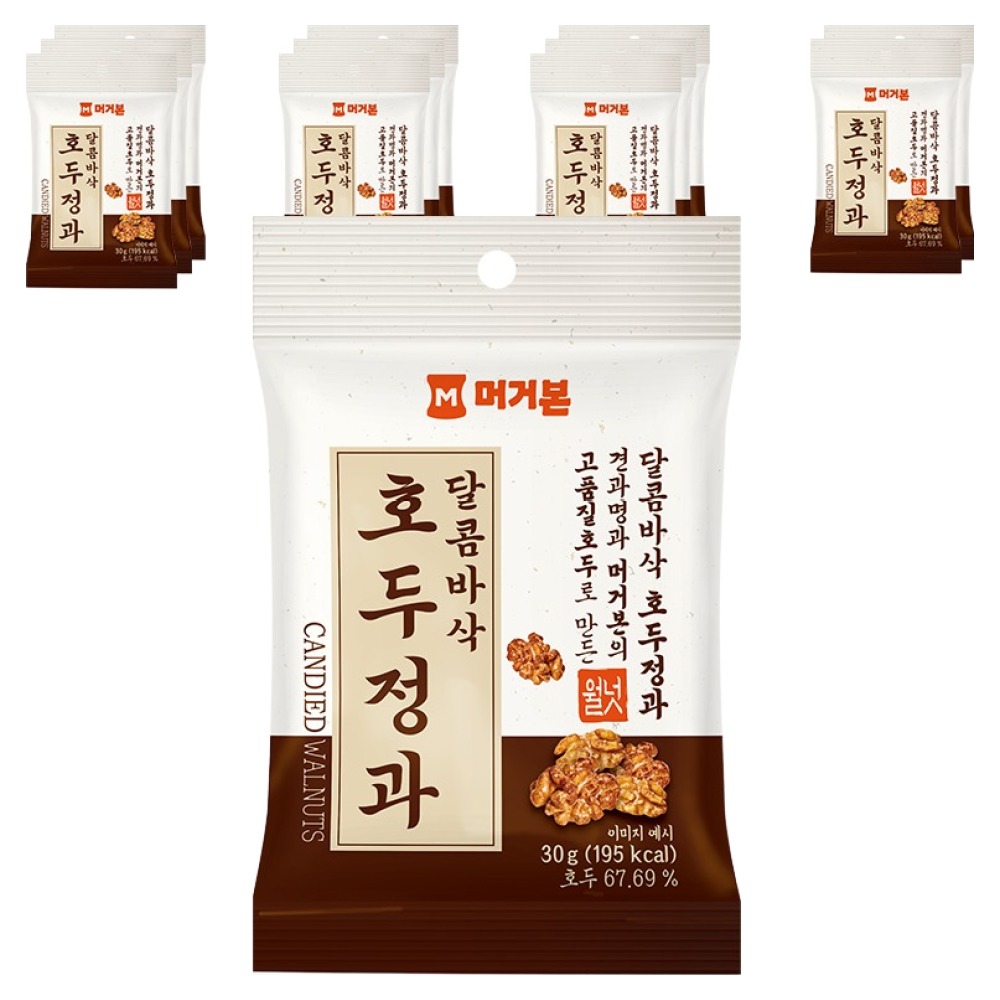 머거본 달콤바삭 호두정과, 30g, 12개 11,520원
