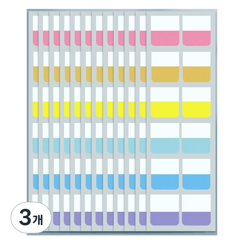 만들하비 인덱스 접착 메모지 대용량 15 네온컬러, 120개입, 3개 15,750원