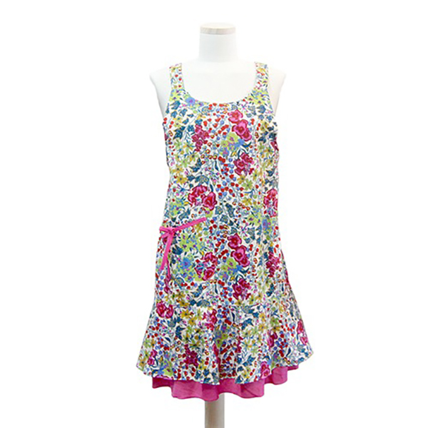 코튼 프릴 앞치마 카니발, 방수안감 국산 예쁜 면앞치마, 1개, 그린(핑크프릴) 24,500원