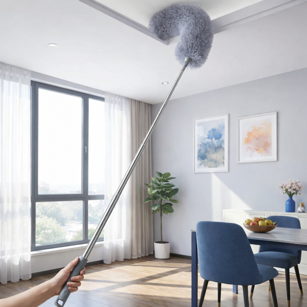 리코몽 천장까지 길이조절 미세 먼지털이개, 그레이, 1개 11,000원