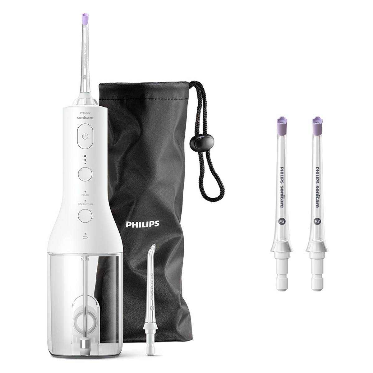필립스 소닉케어 무선 파워플로서 3000 구강세정기 + 노즐 3p 세트 243,800원