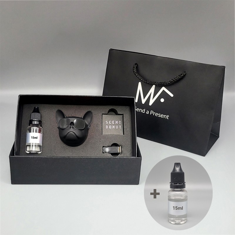 엠퓨처 불독 차량용 방향제 매트블랙  +  클린코튼오일 15ml 2p  +  선물 쇼핑백 대표 13,900원