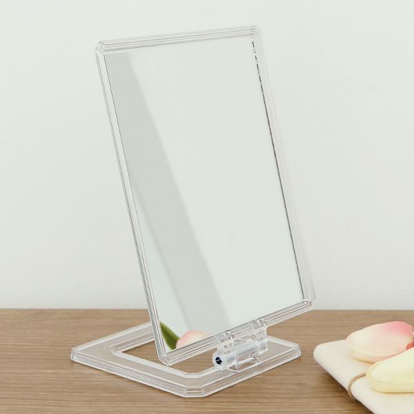 뷰티홈 사각 스탠드 거울 (대) 1p 화장거울 180도가능 3,700원