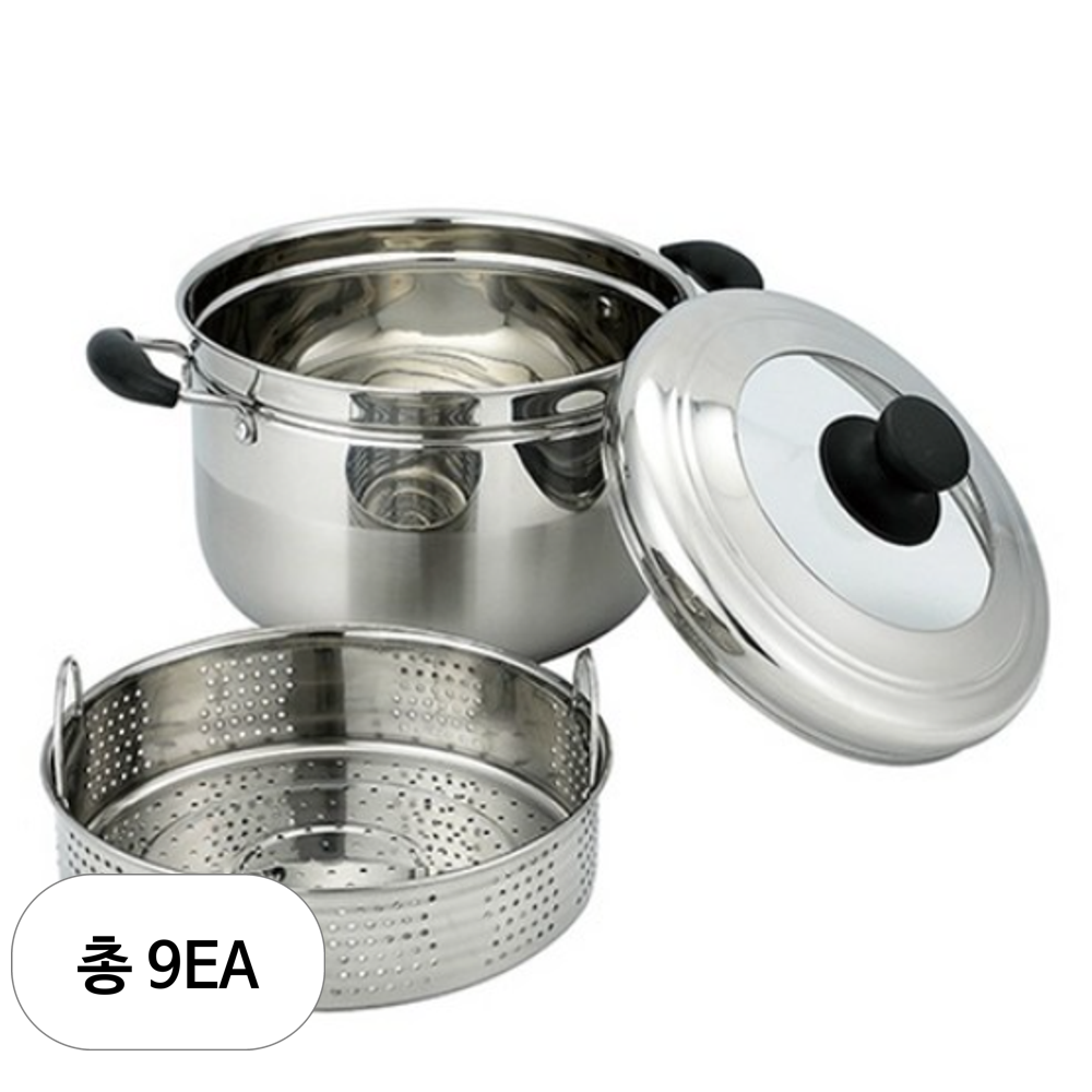 퀸센스 루미스 스테인리스 인덕션 찜냄비 + 분리형 찜판 세트 600,730원