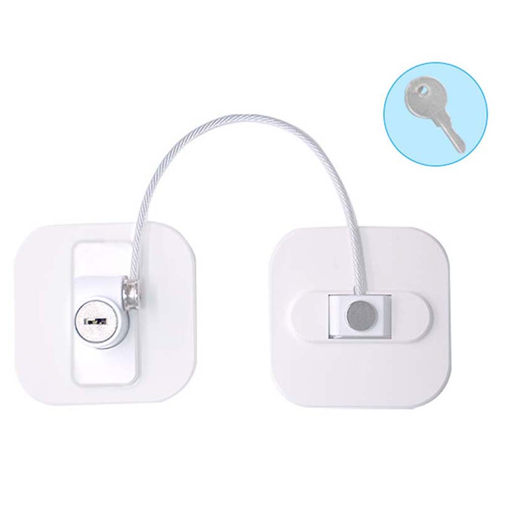 치트몰 냉장고 사물함 안전 잠금 시건 장치 열쇠형 화이트, 화이트, 1개 6,990원