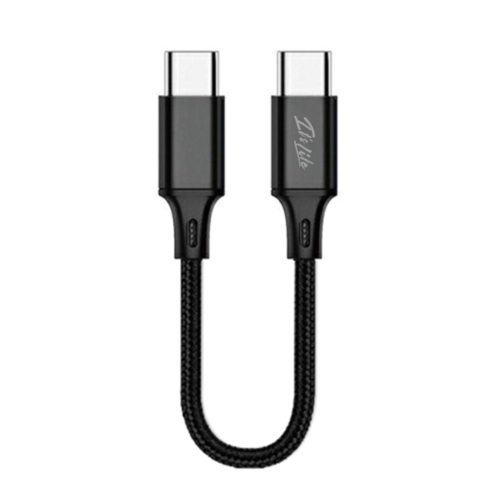 이츠라이프 몰타 C타입-C타입 고속충전 숏 케이블, 블랙, 14cm, 1개 5,250원