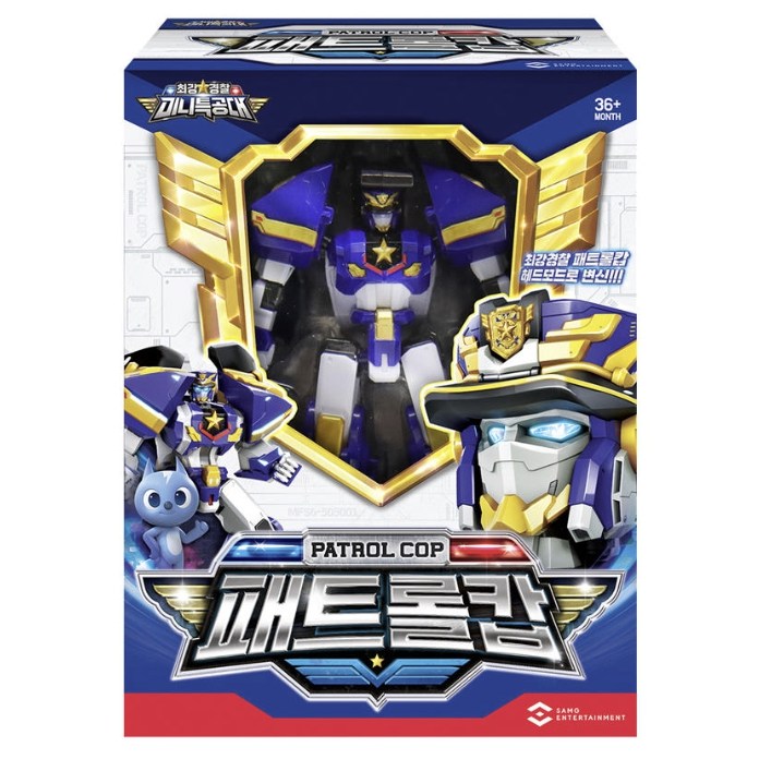 에스에이엠지엔터테인먼트 미니특공대 시즌6 최강경찰 패트롤캅 로봇장난감 38,500원