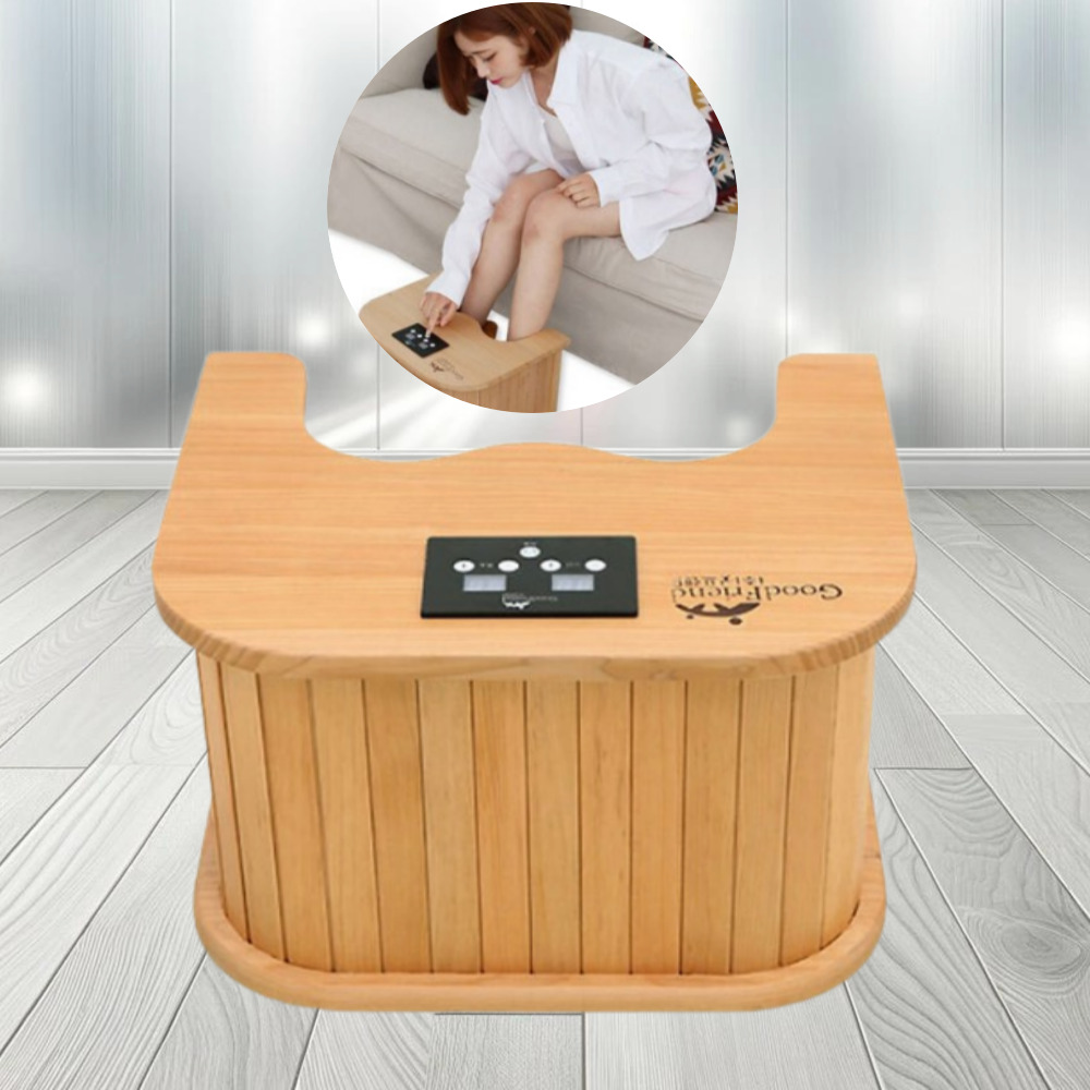 [굿프렌드 정품] 산후조리원 추천 건식 족욕기 홈케어 홈사우나 캐나다산 햄록 원목으로 산림욕 족욕기, 햄록, GOOD-F4 115,000원