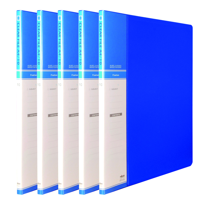 마이다스 10매 클리어화일 인덱스 A4, 5개, 청색 10,350원