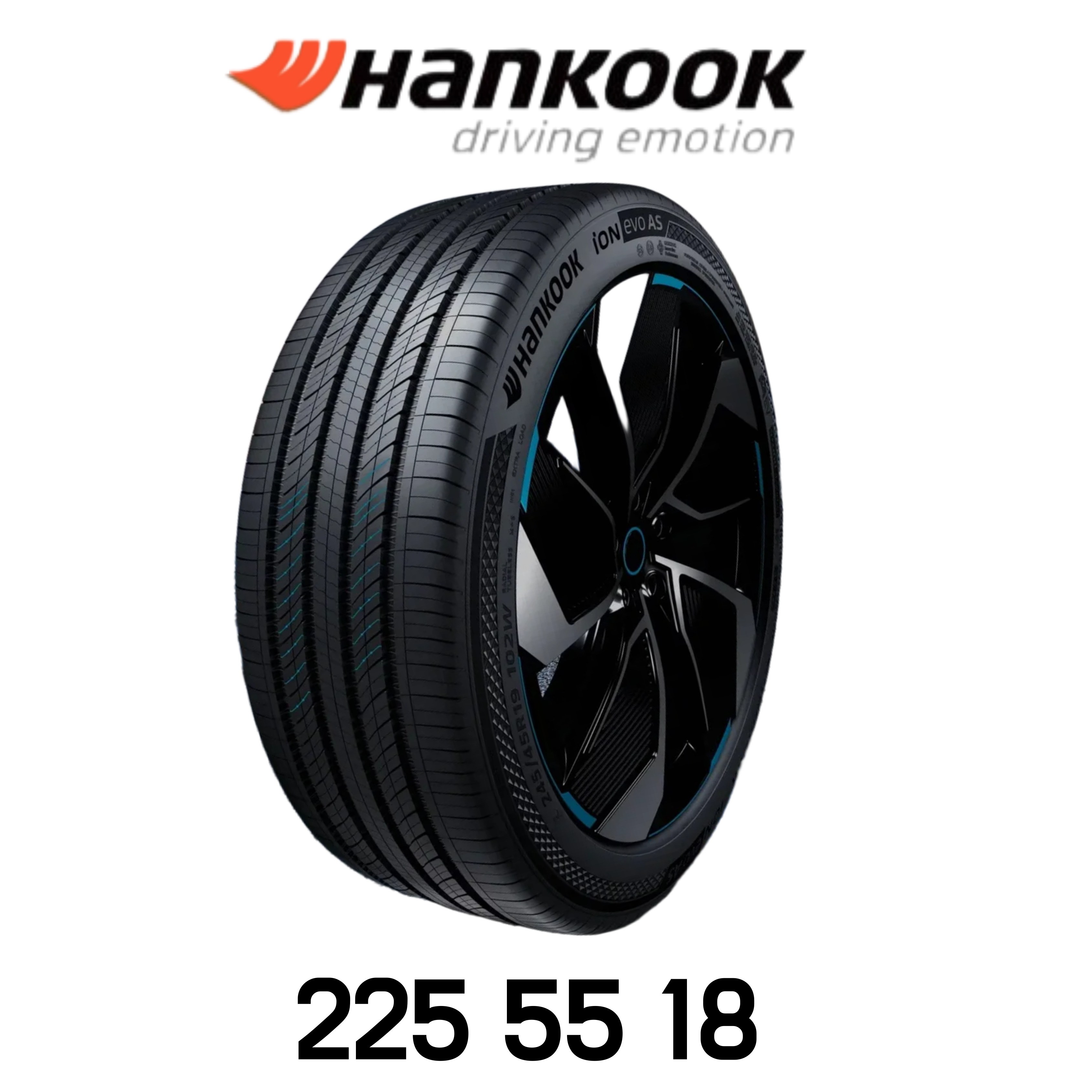 EV 한국타이어225 55 18 아이온evo AS IH01 2255518 흡음재 있는 제품, 장착 미포함, 1개 194,200원