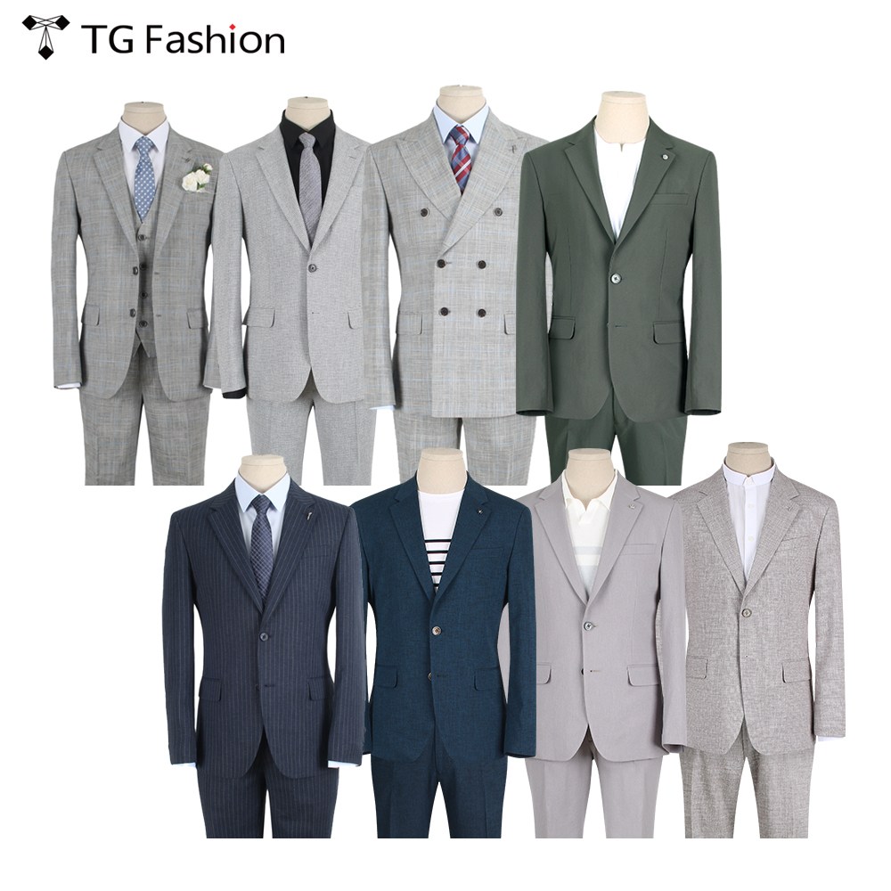 [티지패션 TG패션]슬림핏 봄여름 남성 정장세트 모음 70%할인 95~110사이즈 99,000원