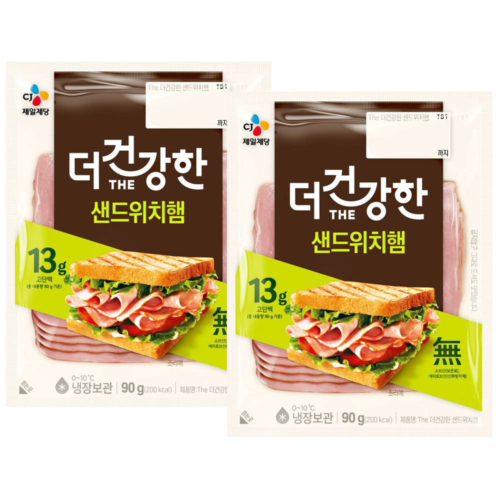 CJ 더건강한 샌드위치햄(생식용) 90g, 90g, 2개 7,900원