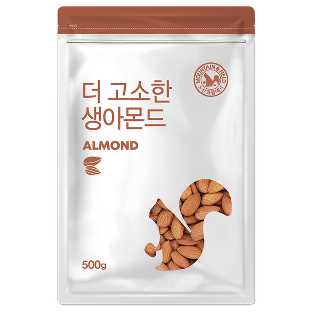 산과들에 생아몬드, 500g, 2개 18,760원
