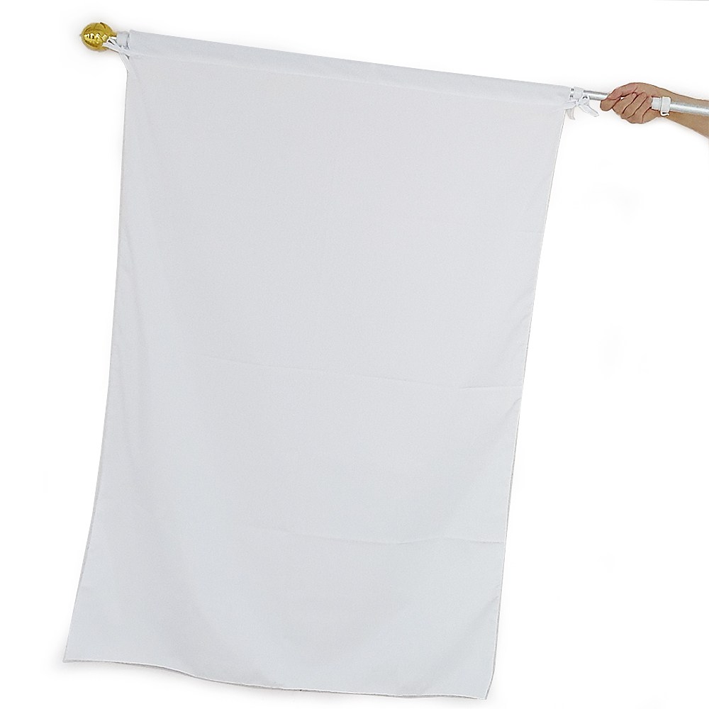 파티로 대형 응원깃발 대 운동회 응원기 그림그리는 깃발, 흰색(대/90x130cm)+알루미늄깃대 28,500원