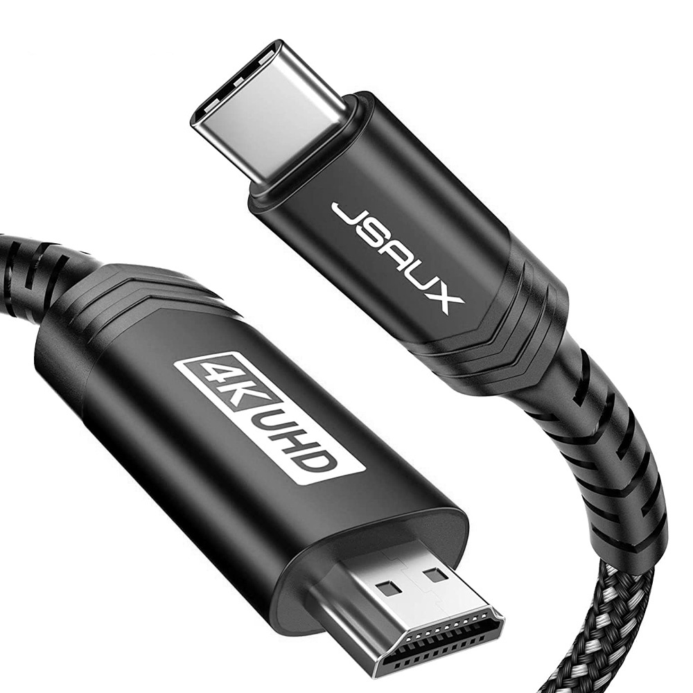JSAUX  C타입 to HDMI 4K UHD 60Hz Ver2.0 미러링 모니터케이블, 블랙 10,900원
