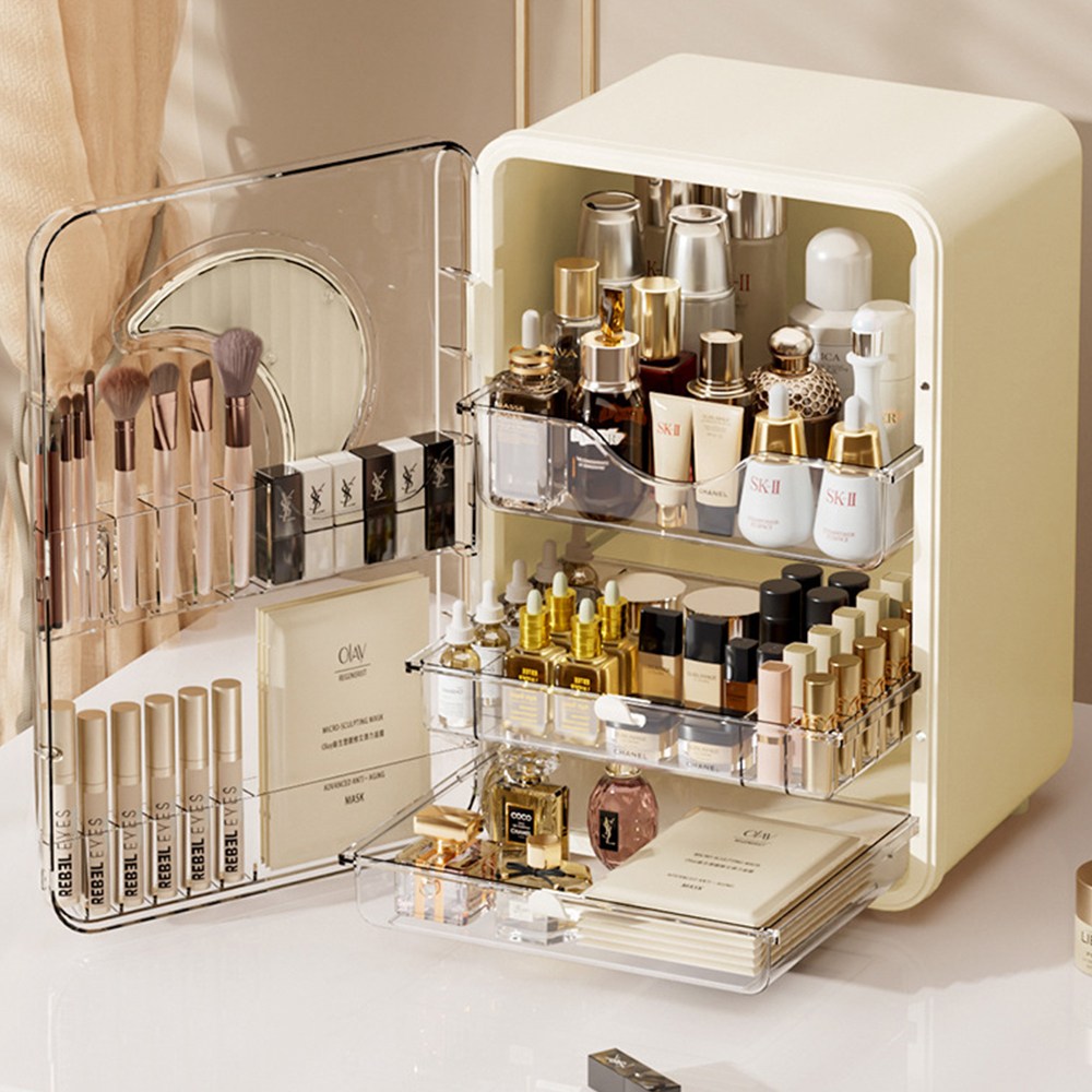 세로형 화장품 수납박스 브러쉬부터 립스틱까지 대용량 화장품 정리함 방수방진 28,400원