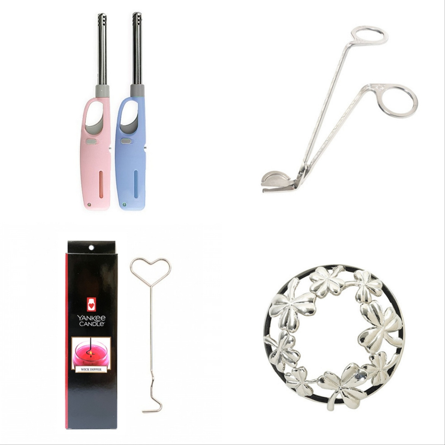 양키캔들 캔들 도구 4종세트 윅디퍼,심지가위,캔들라이터,일루마리드 18,000원