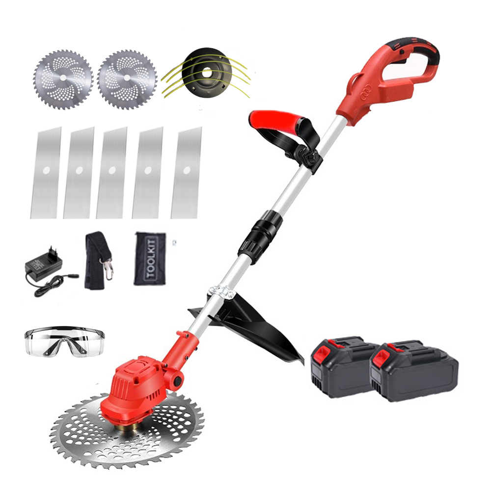 [QZMY] 독일 수입 무선 충전식 예초기 브러쉬리스 모터 제초기 셋트 9인치 고급형 21V 풀세트 고출력 배터리, 1세트 138,900원