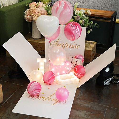 벌룬인어 서프라이즈 박스 큰 대형 프로포즈 트렁크 깜짝 이벤트 풍선 쩍벌 폭발 선물 할로인 크리스마스 15,400원