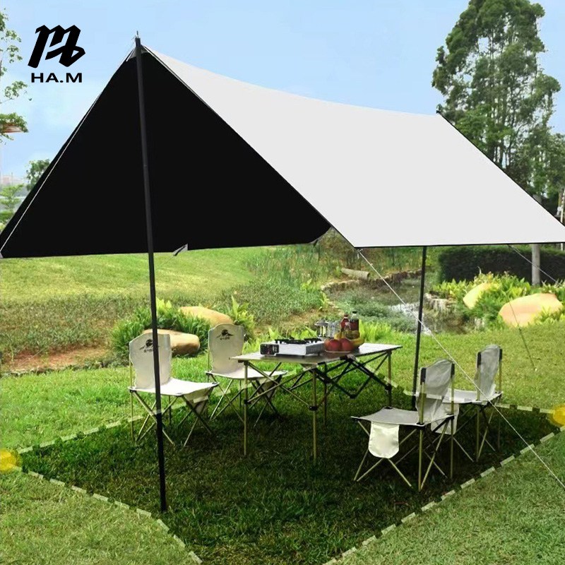 HA.M 아웃도어 타프 휴대용 캠핑 방수 블랙코팅타프 그늘막 피크닉 텐트 66,800원