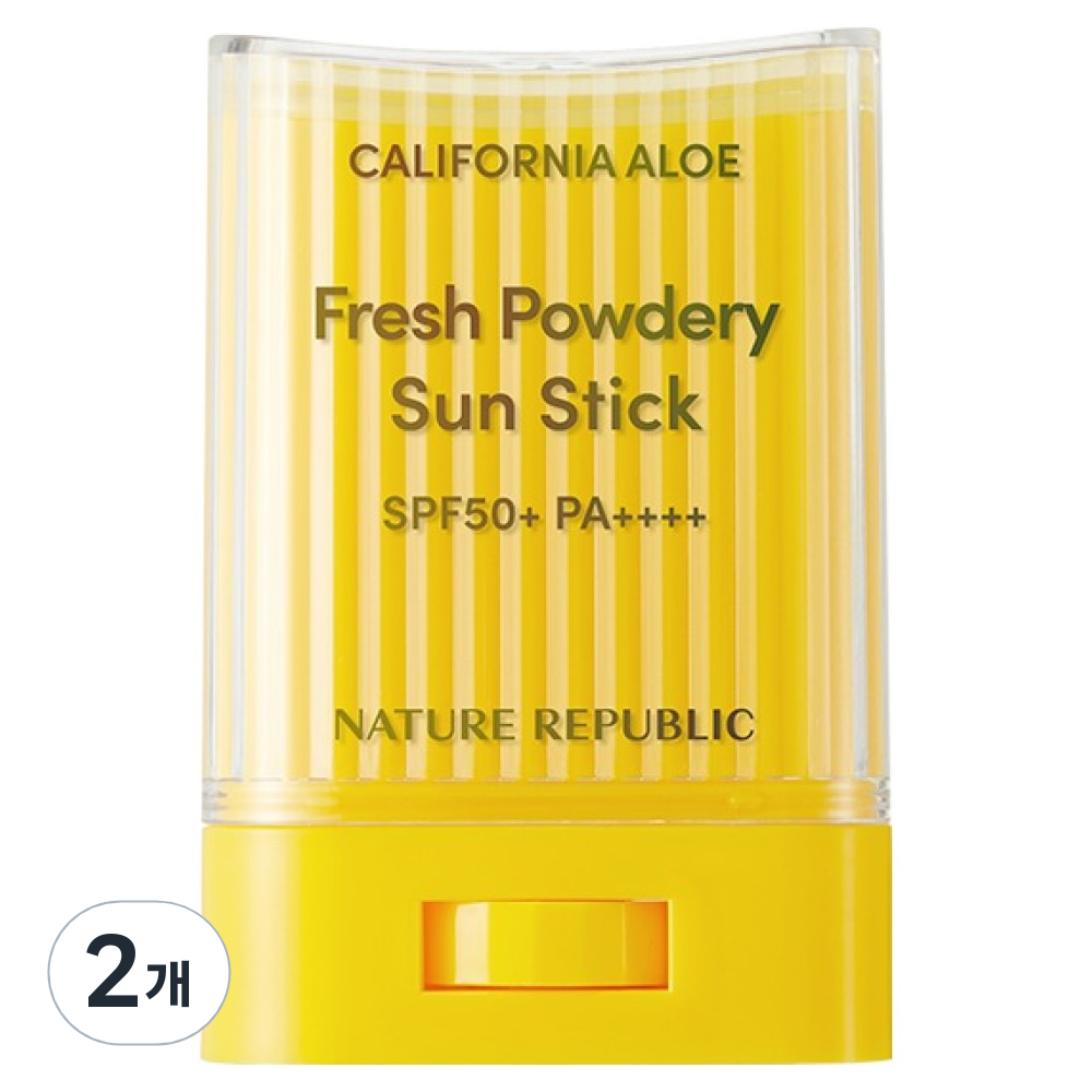 네이처리퍼블릭 캘리포니아 알로에 보송 선스틱 SPF50+ PA++++ 22,500원