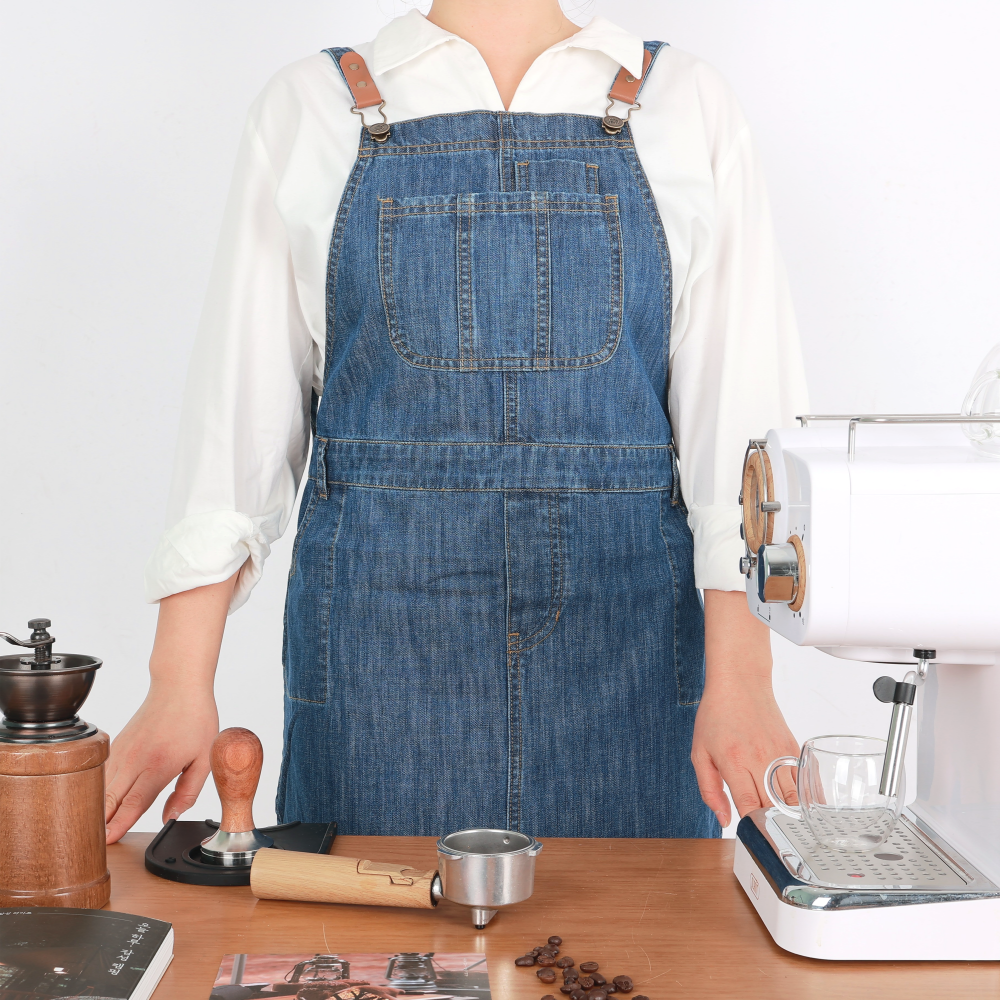 데님앞치마 카페 바리스타 미용 목공 공방 캠핑 청앞치마 자체제작 대량구매 가능 23,800원