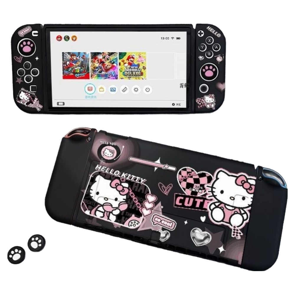 헬로키티 닌텐도 스위치2 케이스, 1개, 검은색, NS2, 현재가 26,200원