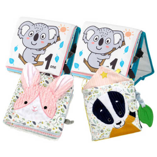 [캐스B] 플레이 베이비 거울 헝겊책4종(1118set) 아기 까꿍놀이책 터미타임 미러북 95,200원