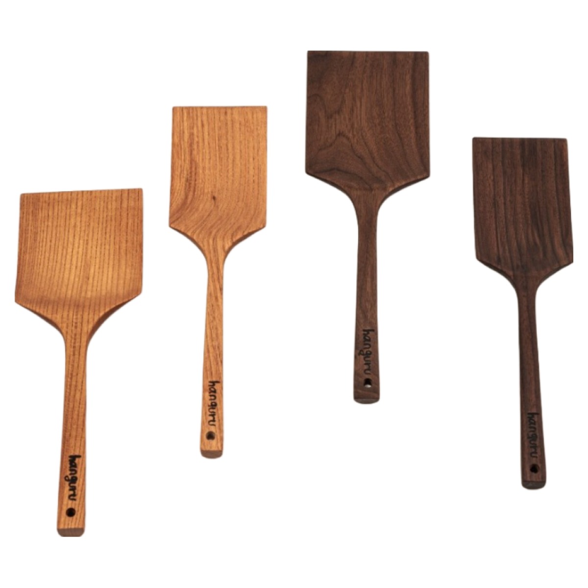 hanguru 우드 원목 나무 스패츌러 뒤집개 뒤집기, 내츄럴, 1개 14,450원