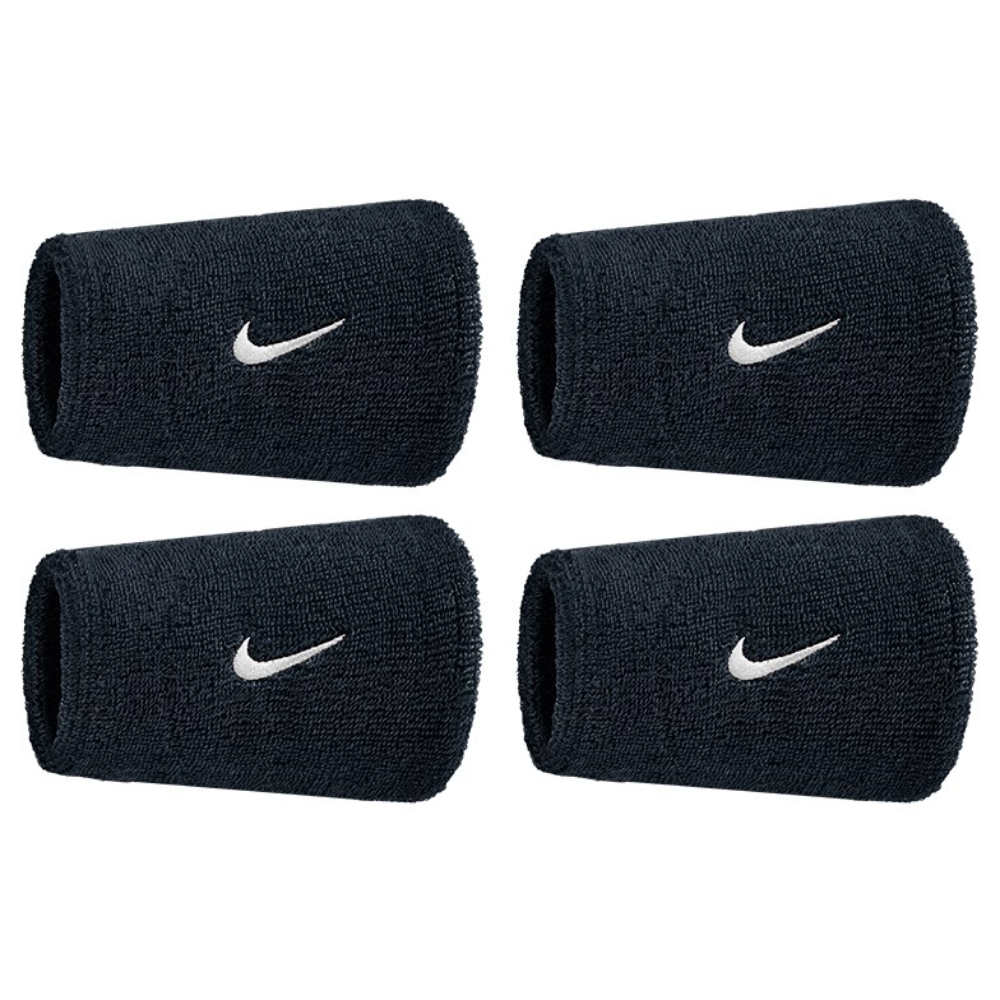 나이키 스우시 더블와이드 손목밴드, 4개, 블랙+블랙 29,190원