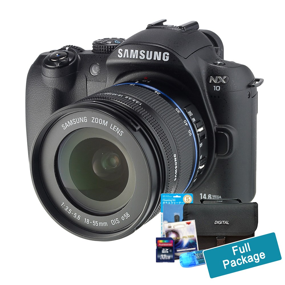 삼성카메라 NX10+18-55mm 렌즈포함+32GB+여행용가방+UV필터+리더기+청소셋 [풀셋트 포함] 398,000원