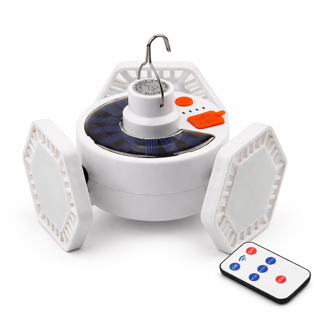 아띠꼴로 태양광 캠핑 충전식 랜턴 태양열 야외조명 야외테이블 감성 조명, 02. 날개3 조명등+리모컨 17,000원